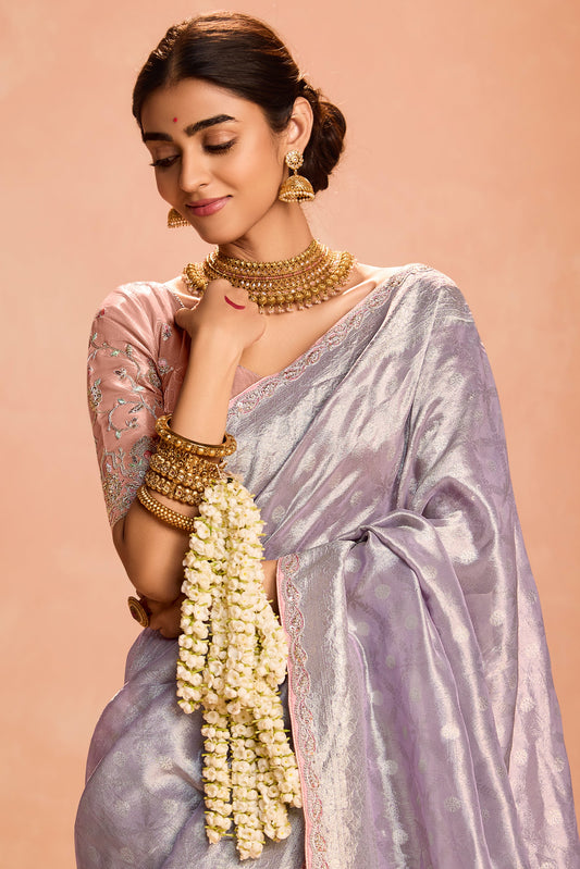 Purple Tissue Silk Saree with Zari Work-ZB133860_2_SareeButa.com