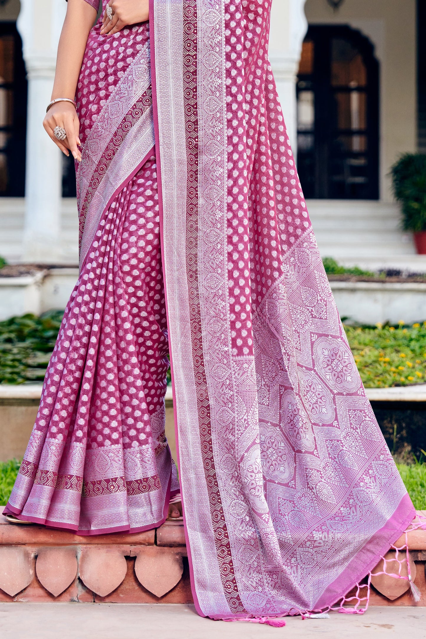 Purple Woven Georgette Saree-SAR11278_4_SareeButa.com