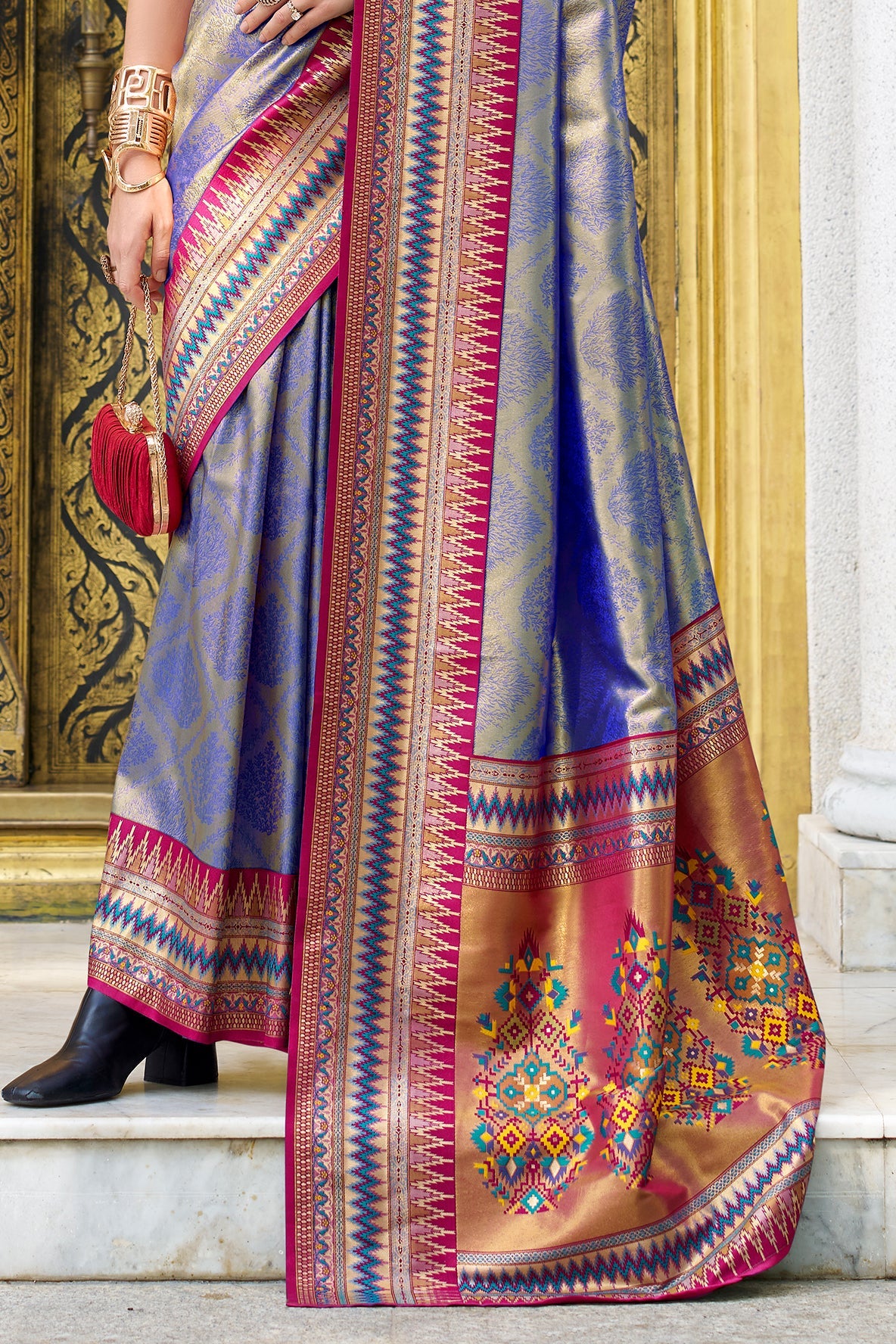 Purple Woven Tissue Silk Saree-ZB134034_4_SareeButa.com