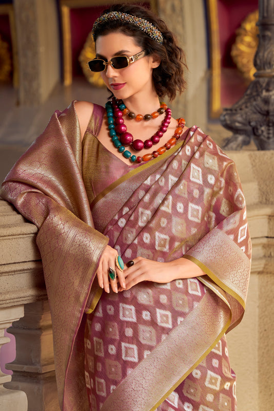 Purple Woven Tissue Silk Saree-ZB134378_2_SareeButa.com