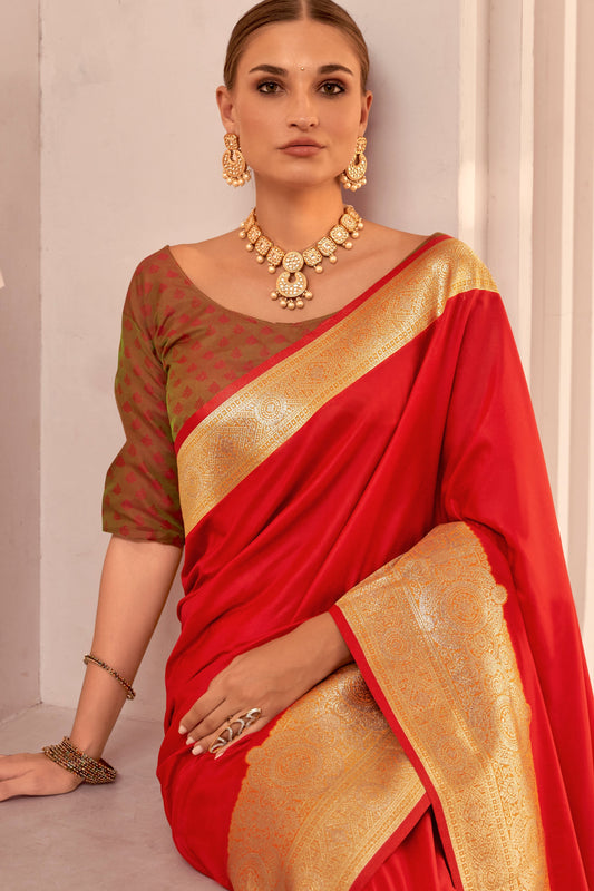 Red Silk Saree-ZB133126_2_SareeButa.Com