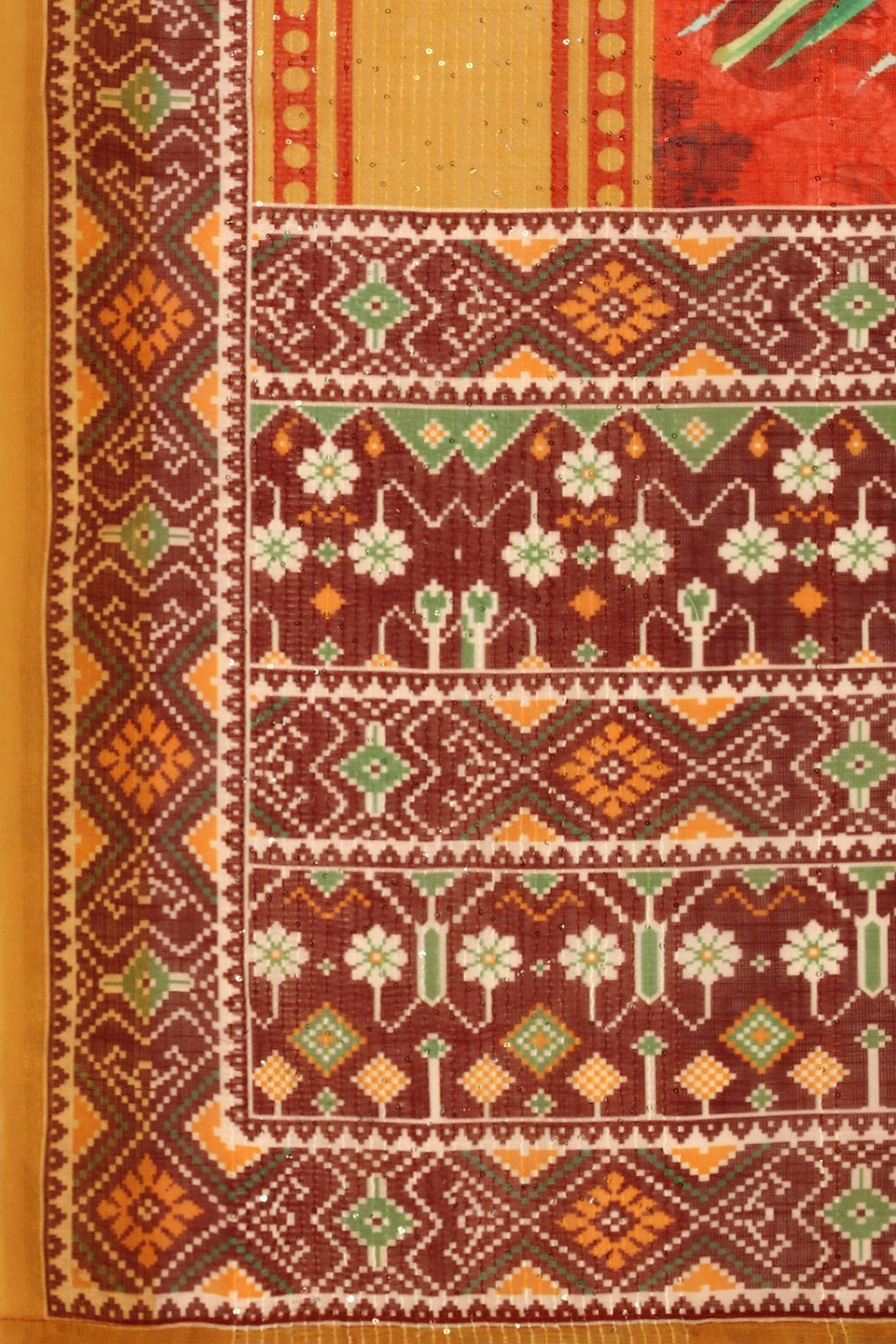 red-printed-linen-saree-zb132688_4_SareeButa.com