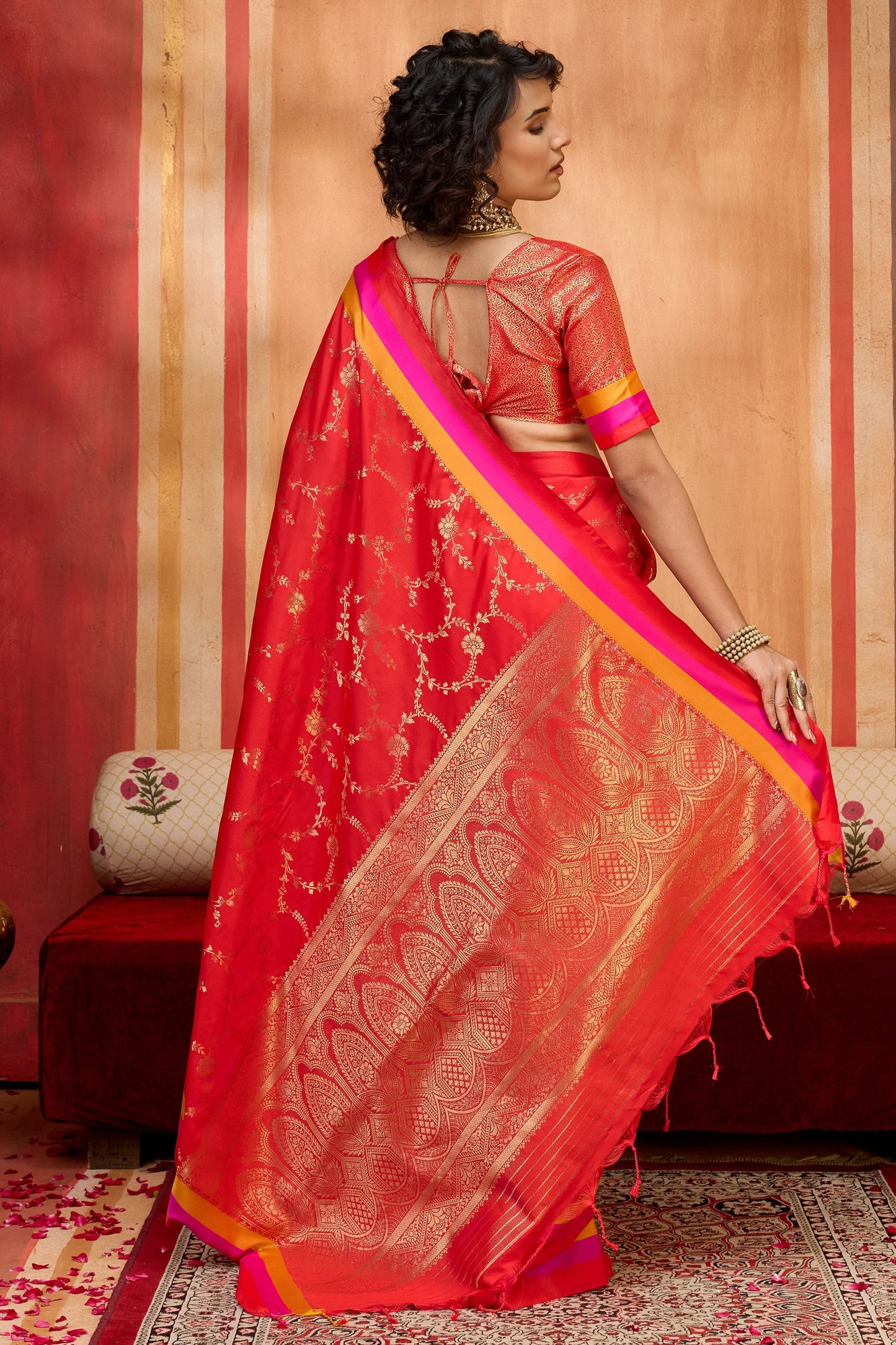 Red Woven Silk Saree-SAR11231_5_SareeButa.com