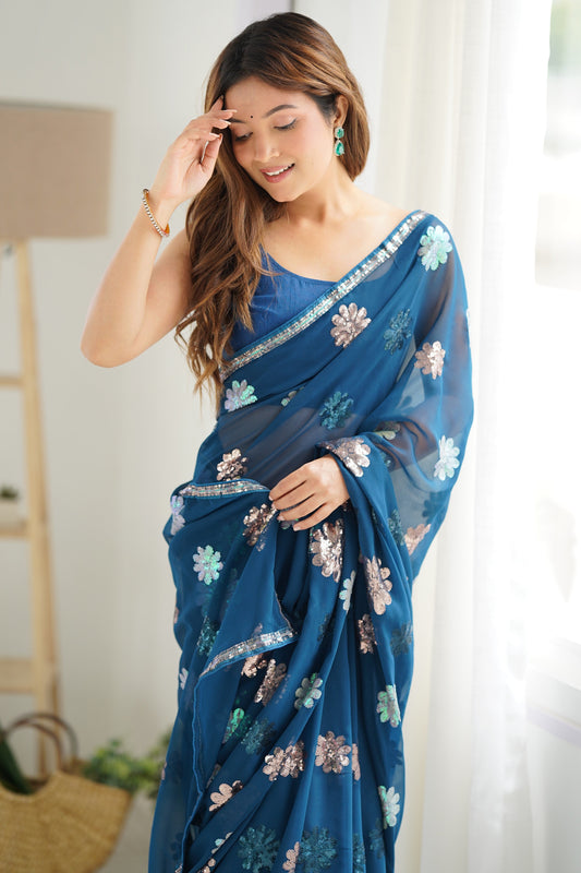 teal-sequin-work-georgette-saree-zb132655_2_SareeButa.com