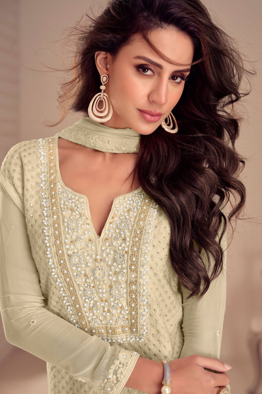 White Readymade Pakistani Georgette Suit-SS209_2_SareeButa.com