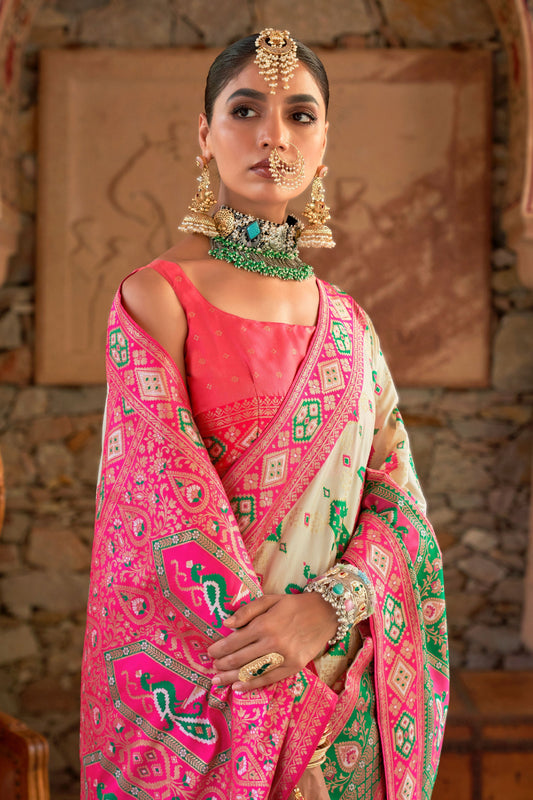 White Banarasi Silk Saree-ZB133192_2_SareeButa.com