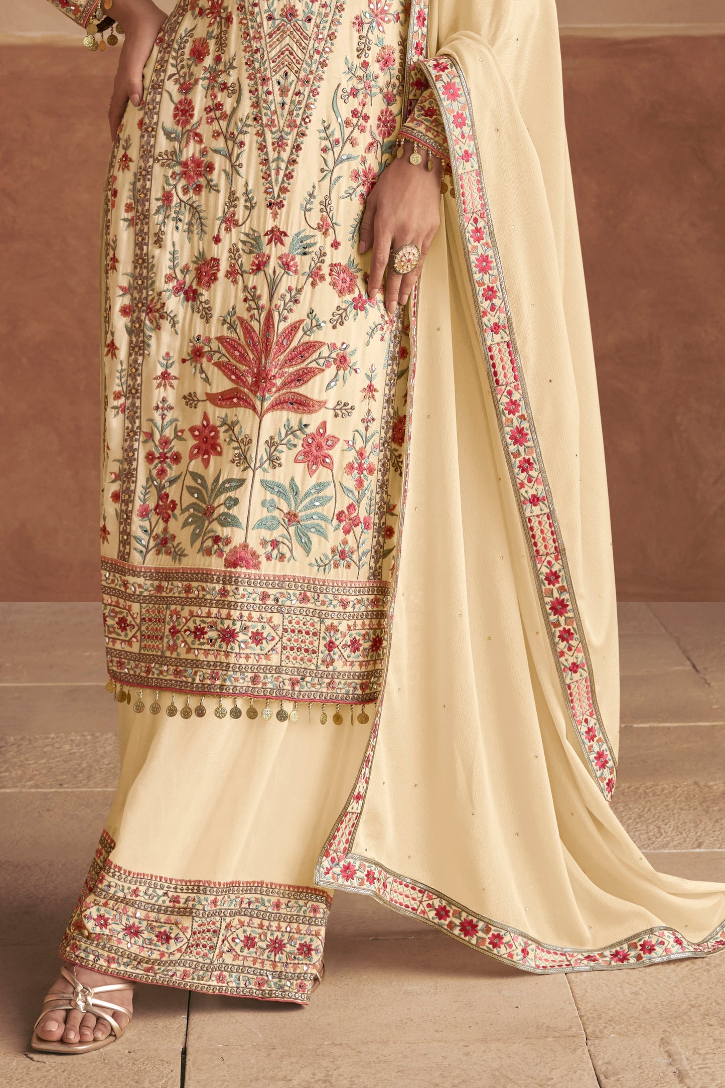 White Readymade Embroidered Chinon Suit-SS501_3_SareeButa.com