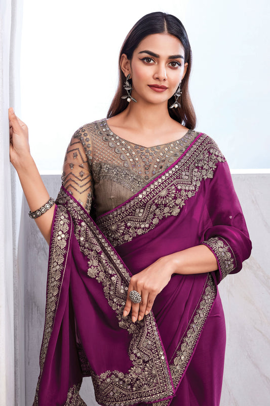 wine-embroidered-silk-saree-zb132282_2_SareeButa.com