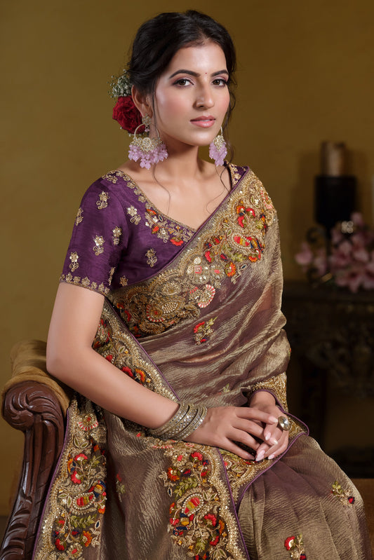 Wine Banarasi Crush Silk Saree-ZB133980_2_SareeButa.com