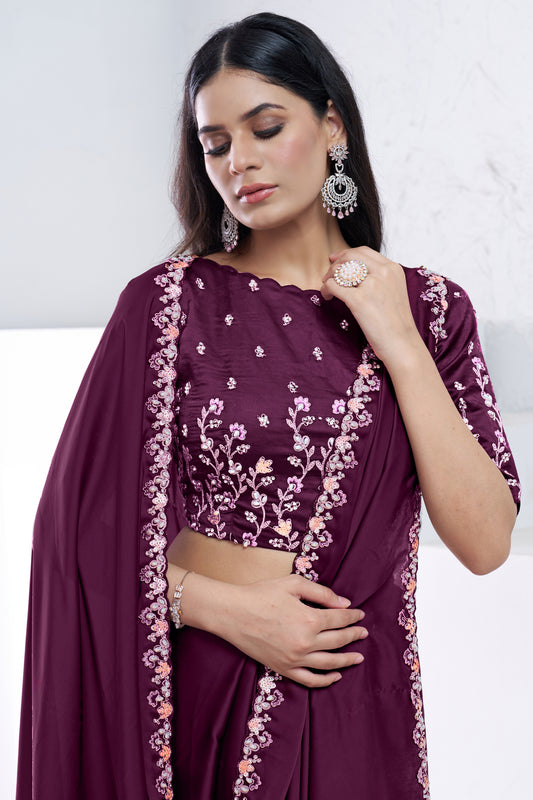 wine-embroidered-satin-crepe-silk-saree-zb133740_2_Sareebuta.com