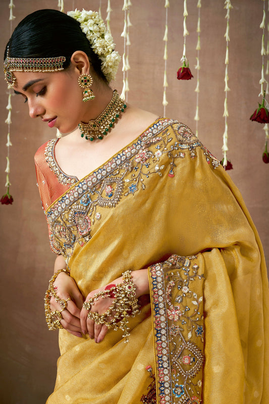 yellow-embroidered-organza-silk-saree-zb132768_2_SareeButa.com