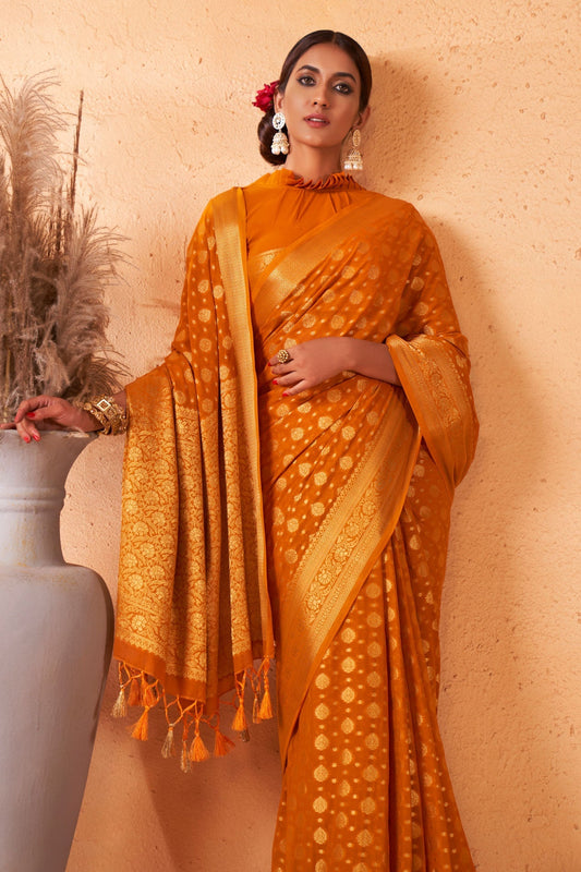 yellow-georgette-saree-zb130347_2_SareeButa.com