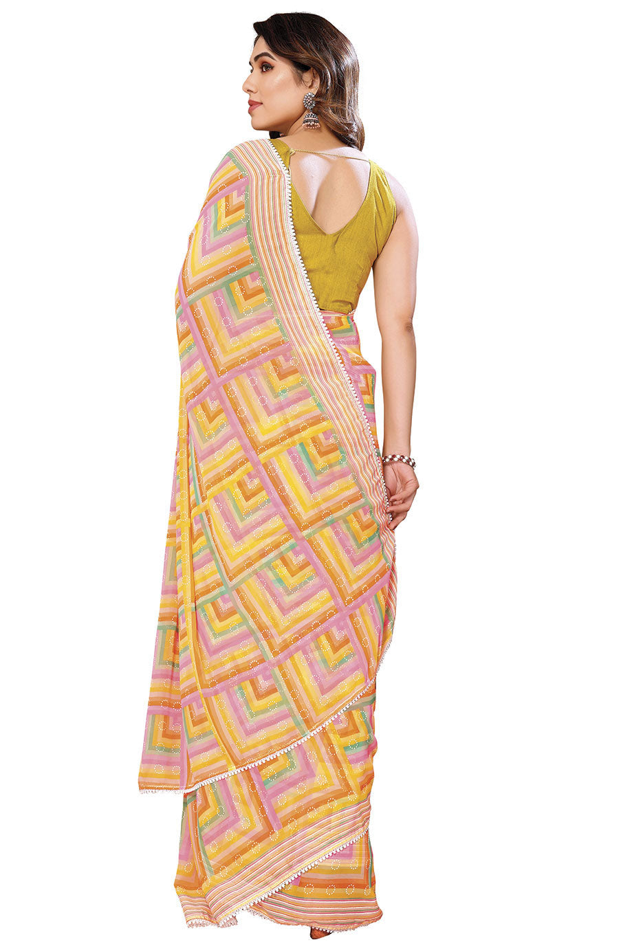 yellow-readymade-georgette-saree-zb130406_3_SareeButa.com