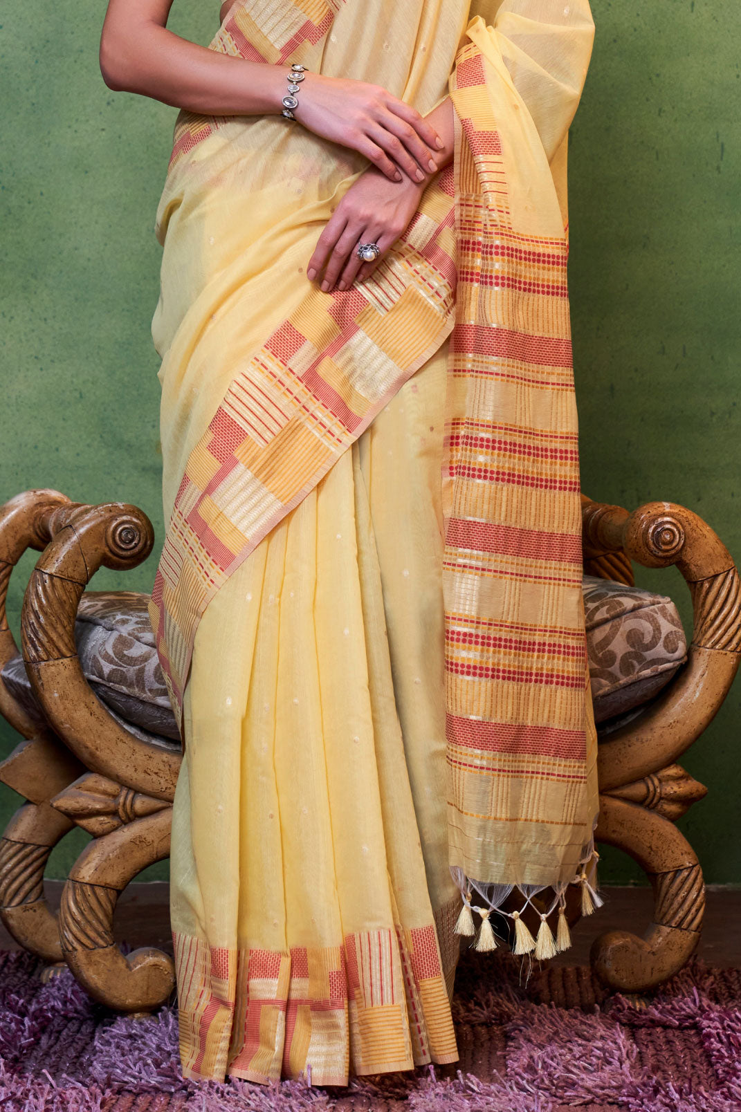 yellow-woven-cotton-saree-zb131363_3_SareeButa.com