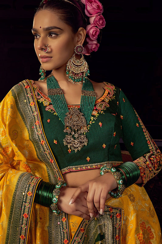 Yellow Woven Pure Viscose Saree-ZB134049_2_SareeButa.com