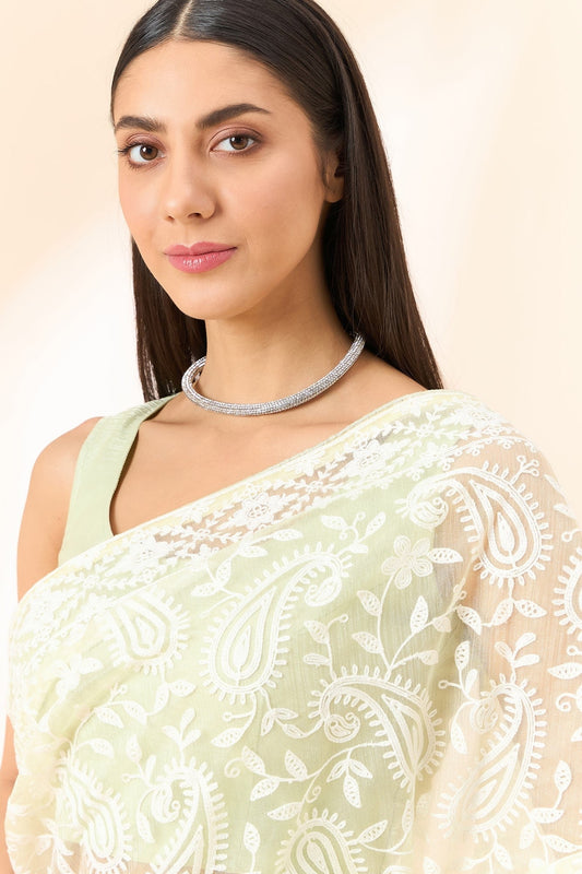 yellow-embroidered-organza-saree-zb131092_2_SareeButa.com