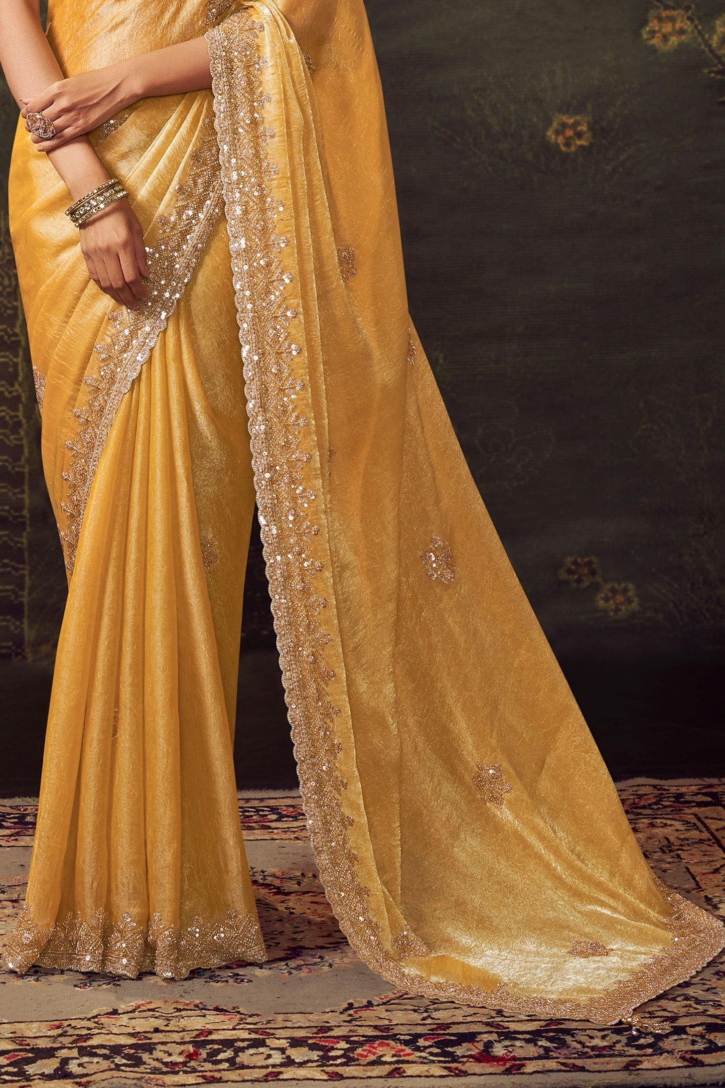 Yellow Embroidered Tissue Saree-SAR11172_4_SareeButa.com