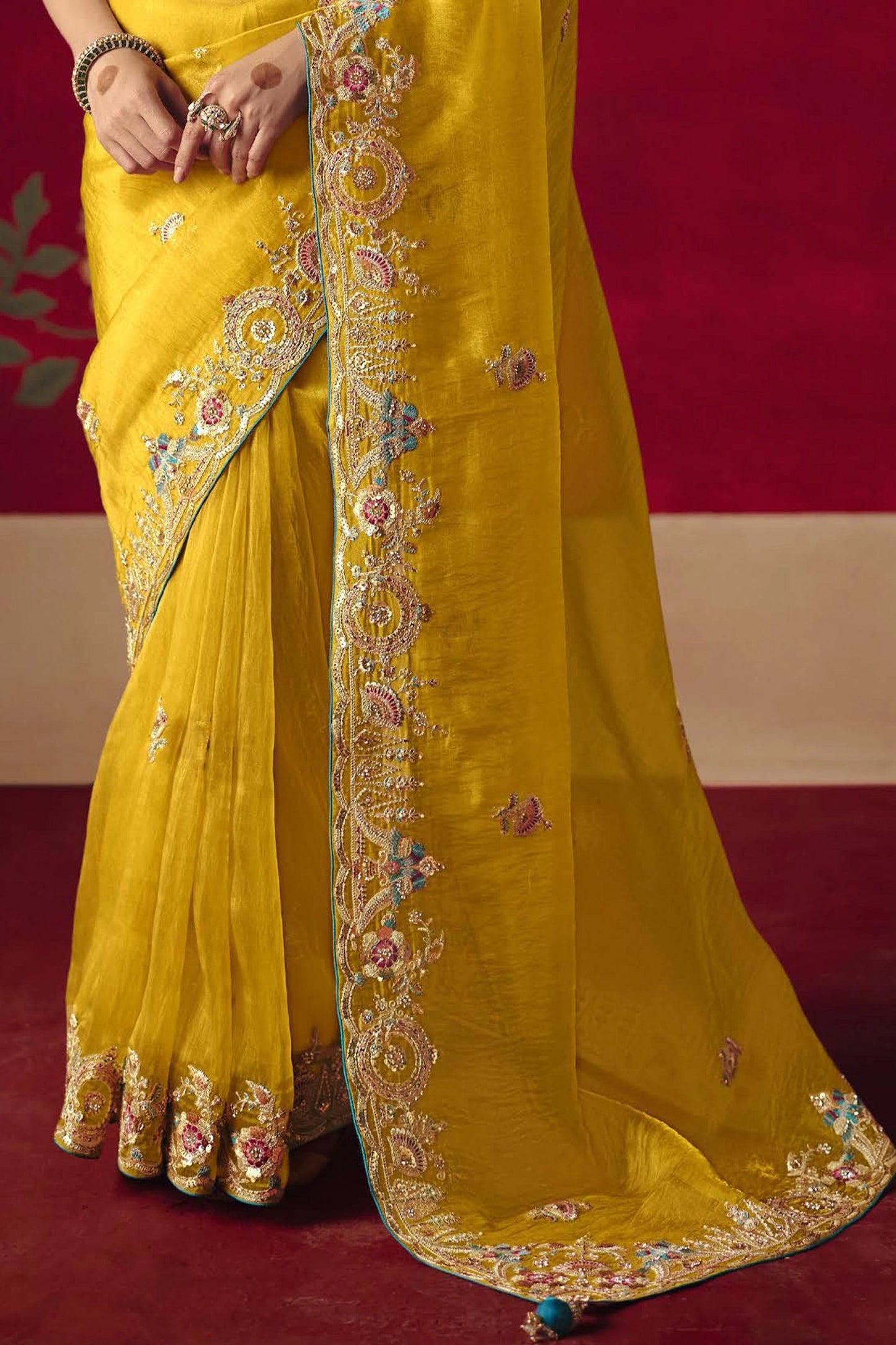 Yellow Embroidered Tissue Silk Saree-SAR11451_5_SareeButa.com