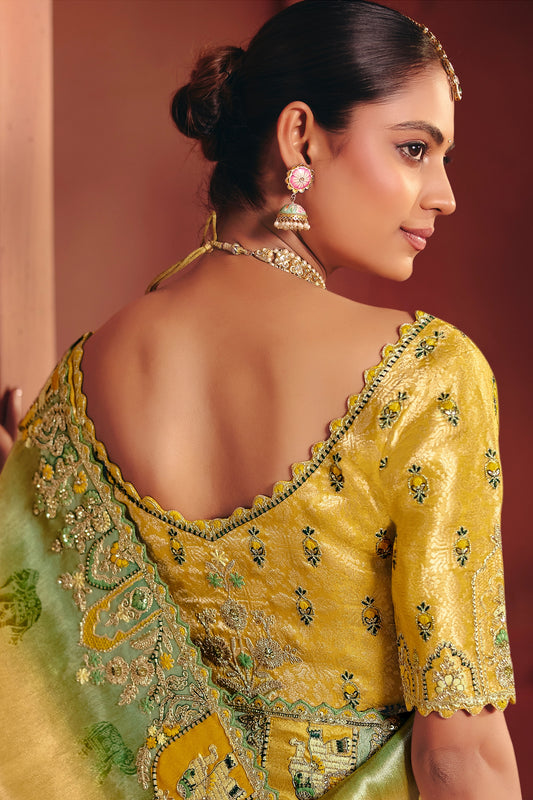 Yellow Heavy Work Embroidered Silk Saree-SAR12081_2_SareeButa.com