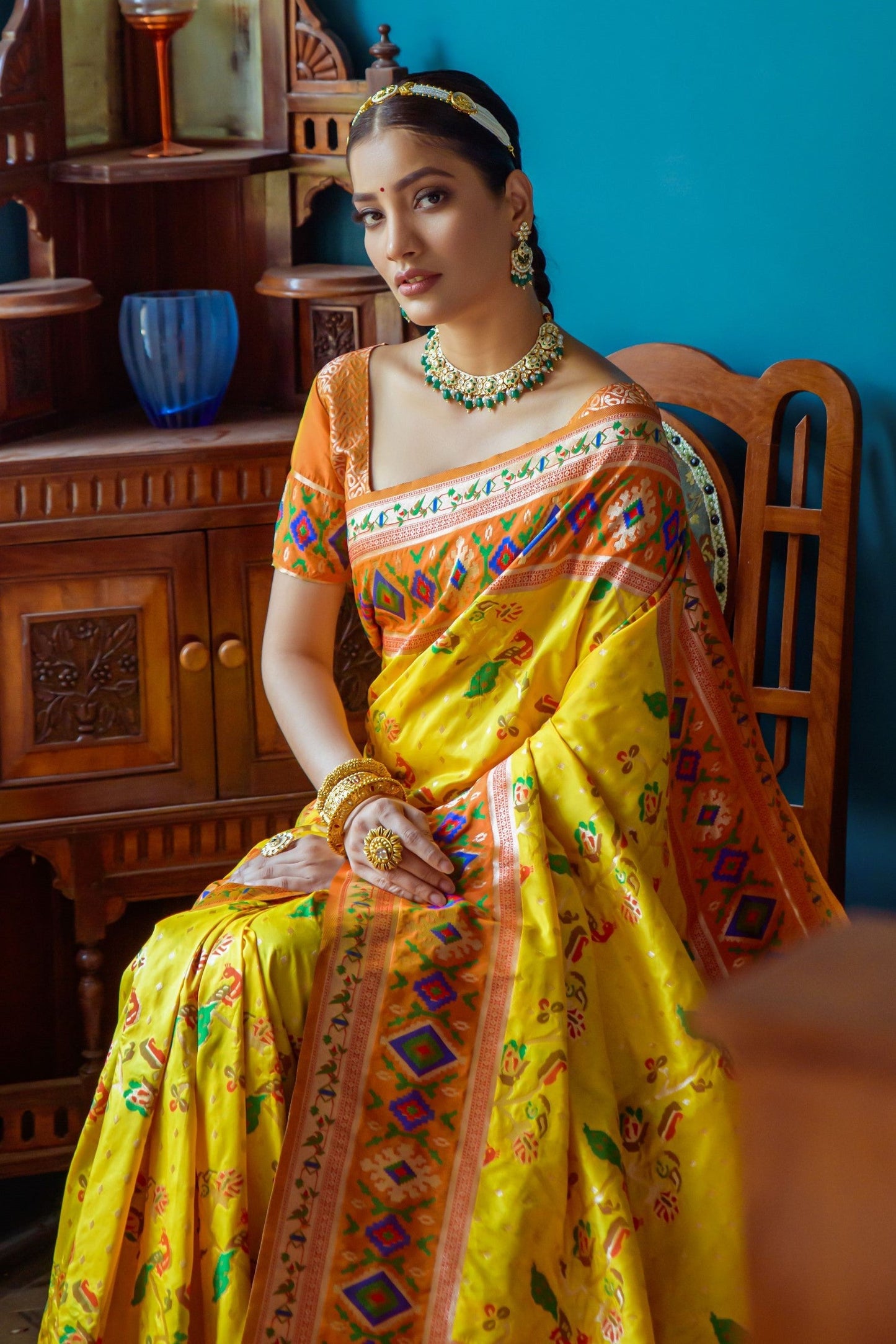 yellow-meenakari-paithani-silk-saree-zb131566_2_SareeButa.com