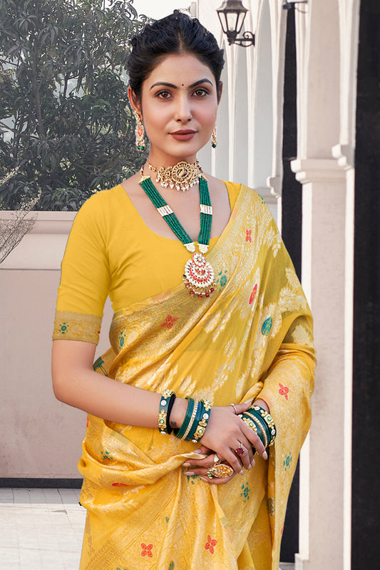 yellow-woven-cotton-saree-zb132466_2_SareeButa.com