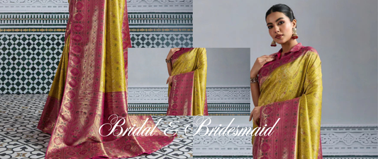Sarees That Stand Out at Weddings: Bridal & Bridesmaid Picks