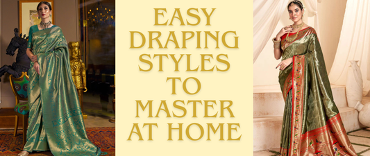 Beginners’ Guide: Easy Draping Styles to Master at Home