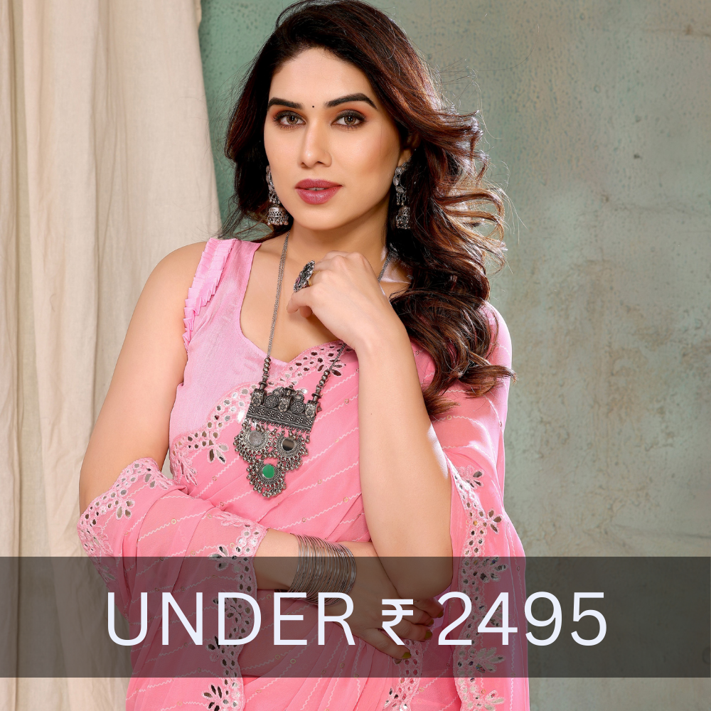 Saree Under ₹ 2495 Banner