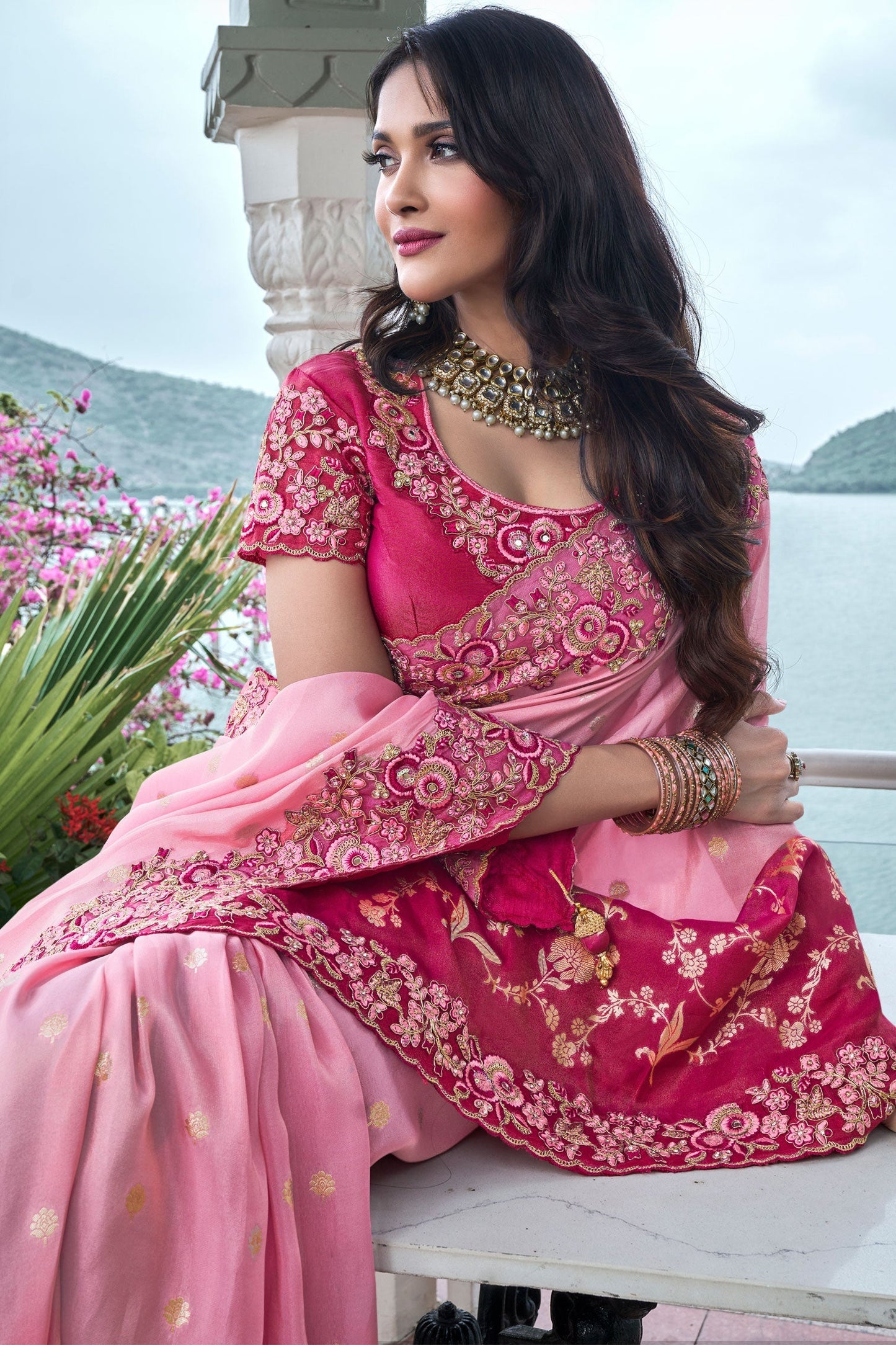 2-tone-pink-pure-tissue-silk-saree-zb132846_2_SareeButa.com