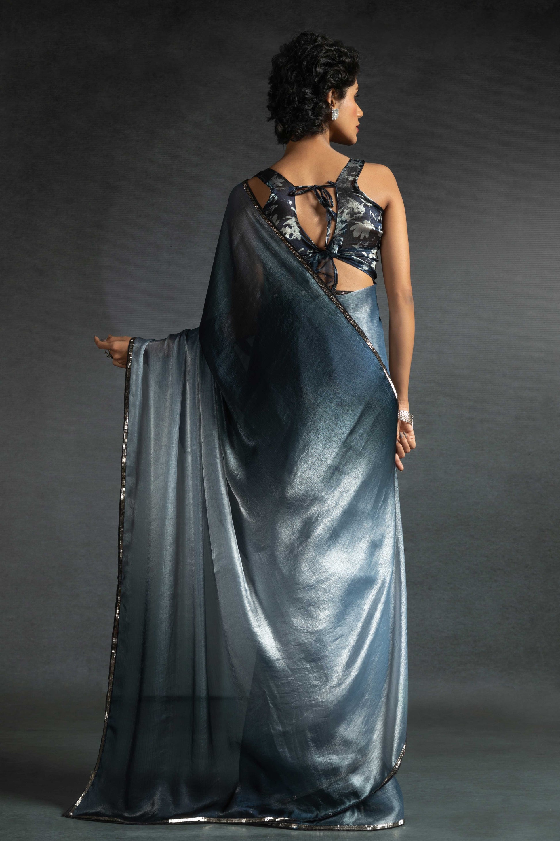 2-Tone Satin Silk Readymade Saree-ZB134315_3_SareeButa.com