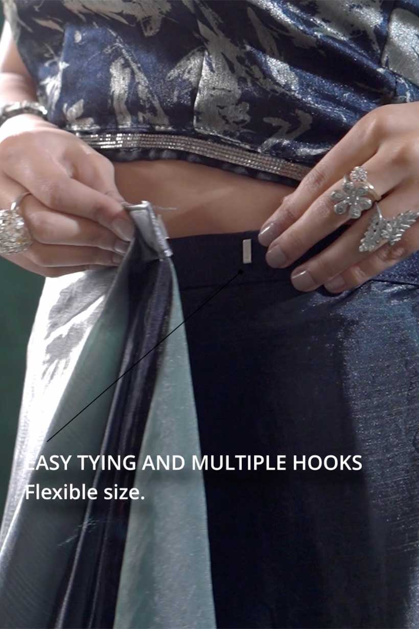 2-Tone Satin Silk Readymade Saree-ZB134317_4_SareeButa.com