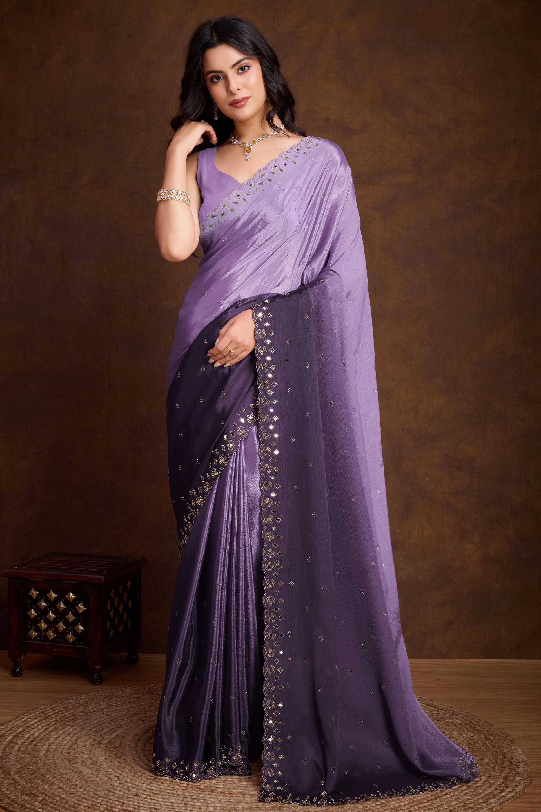 2-tone-shaded-chinon-saree-zb132806_1_SareeButa.com