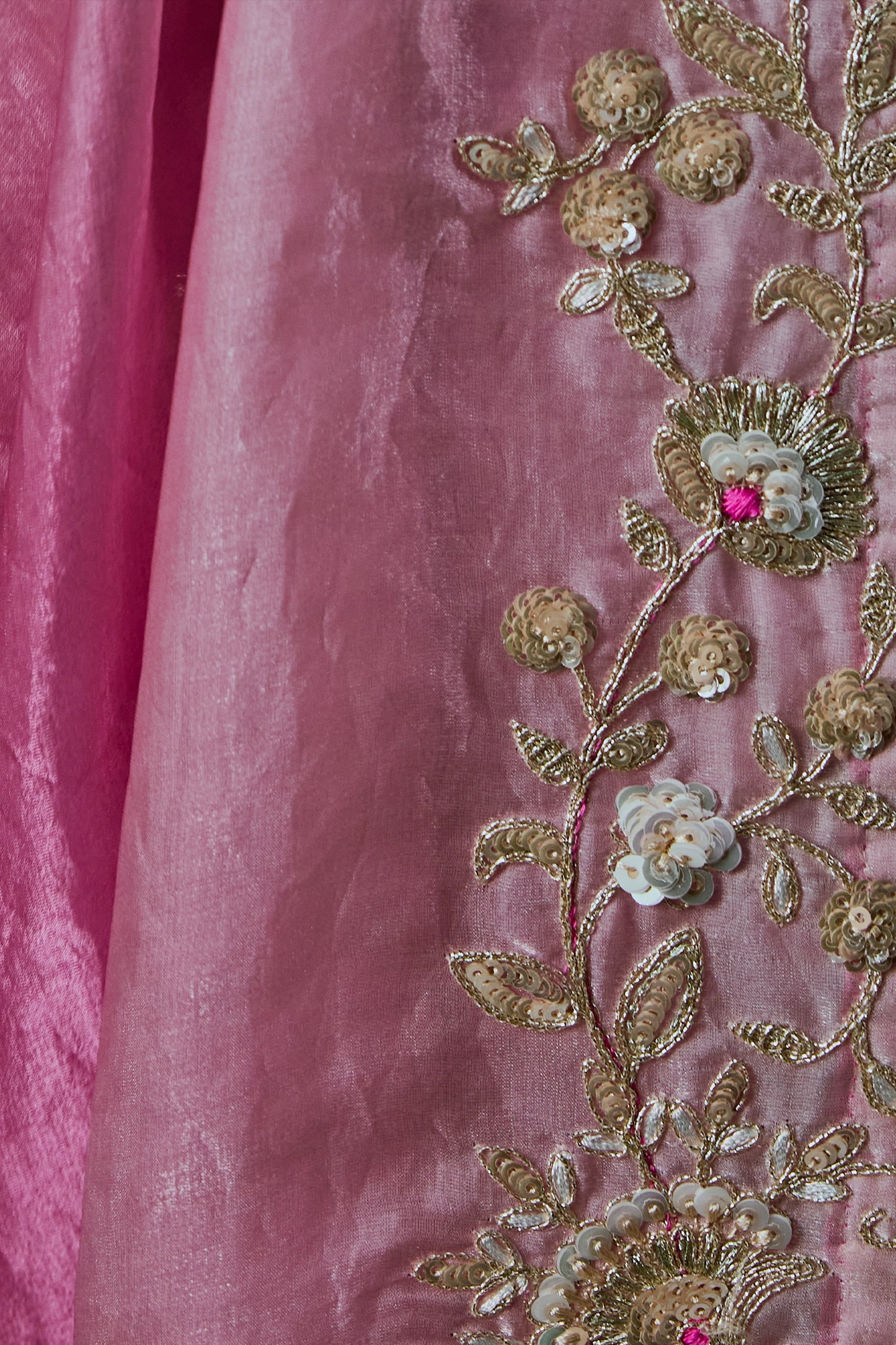 2-Tone Pink Embroidered Tissue Organza Saree-SAR13112_3_SareeButa.com