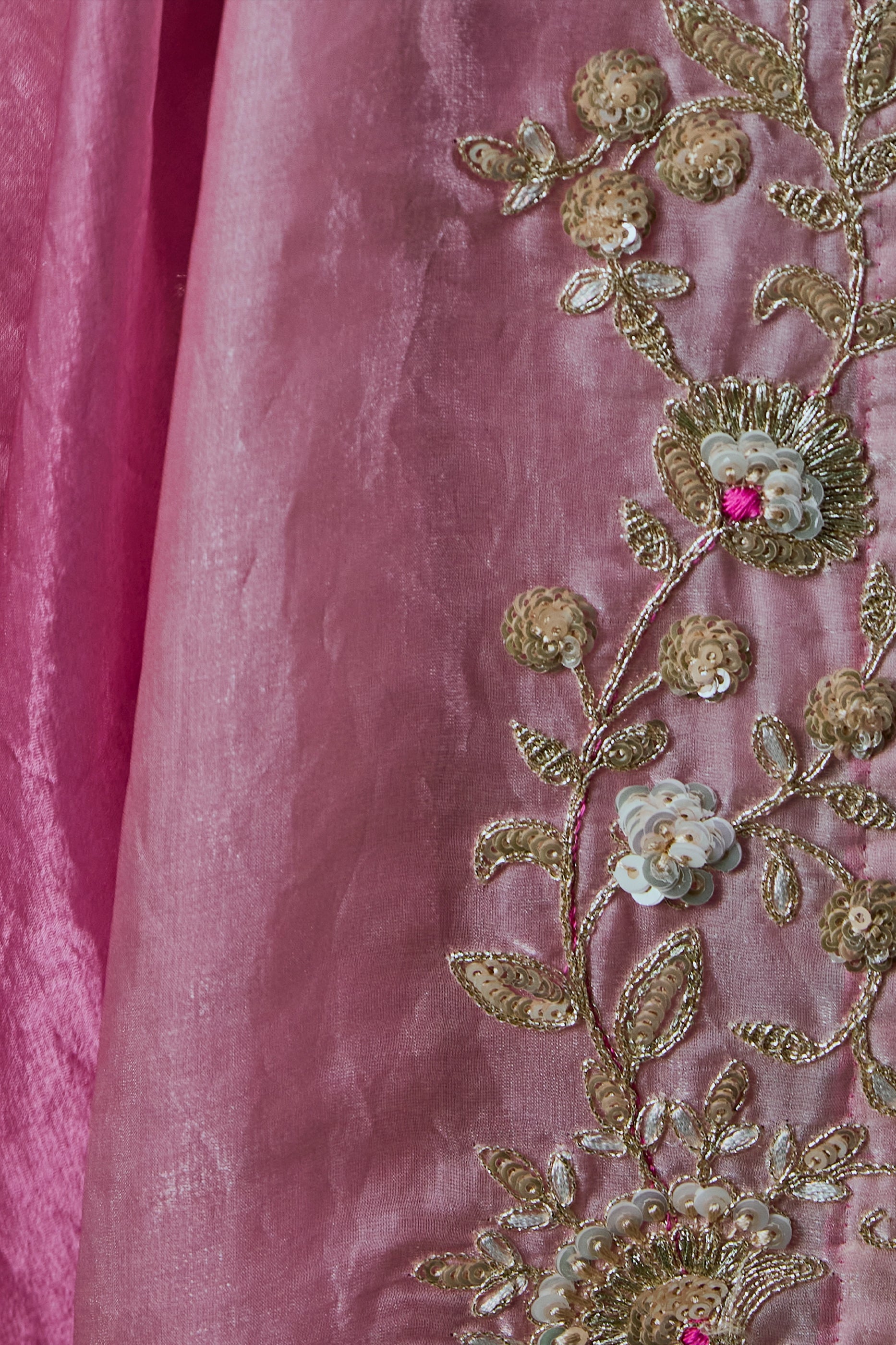 2-Tone Pink Embroidered Tissue Organza Saree-SAR13112_3_SareeButa.com