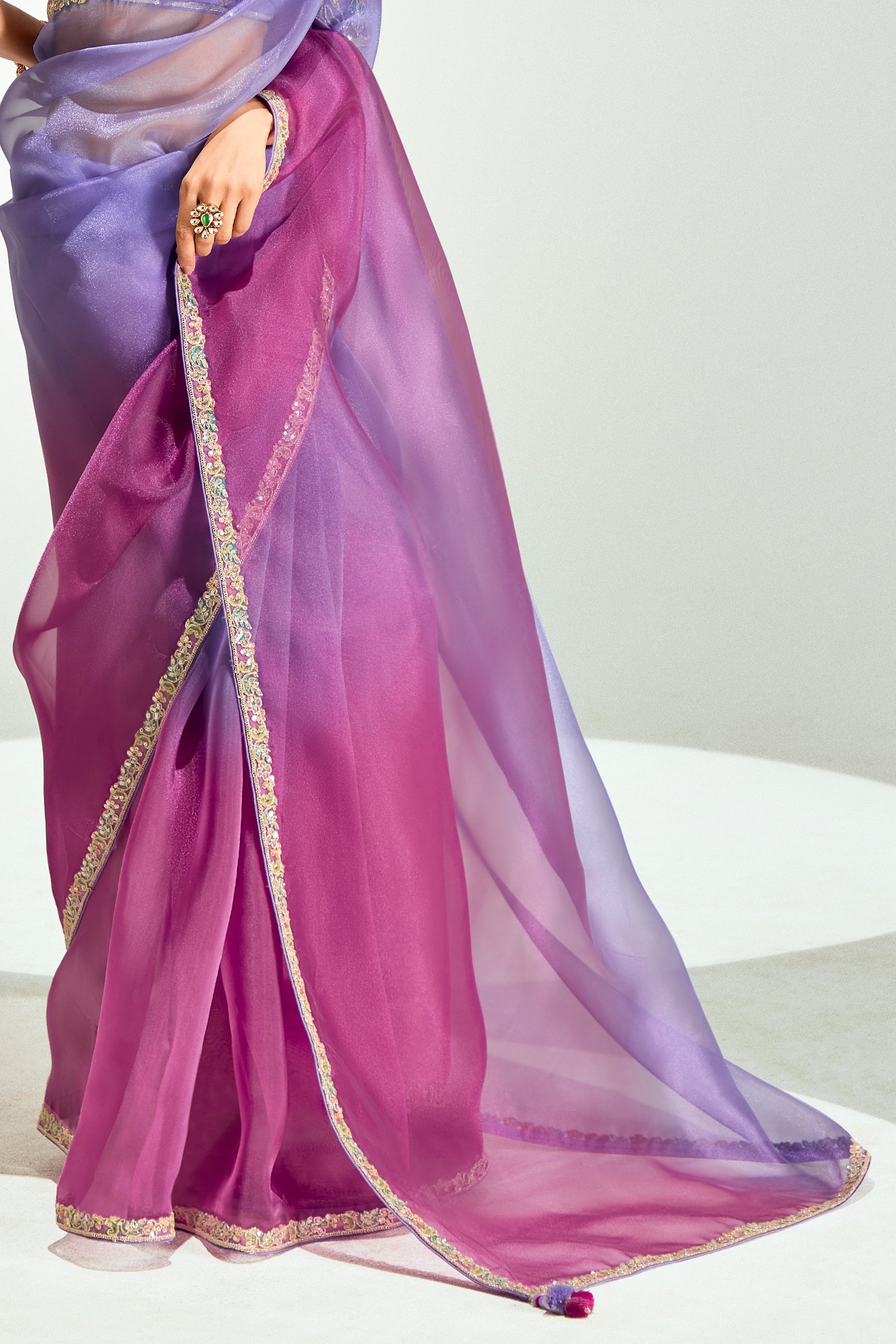 2-Tone Purple Organza Tissue Saree-ZB134892_4_SareeButa.com