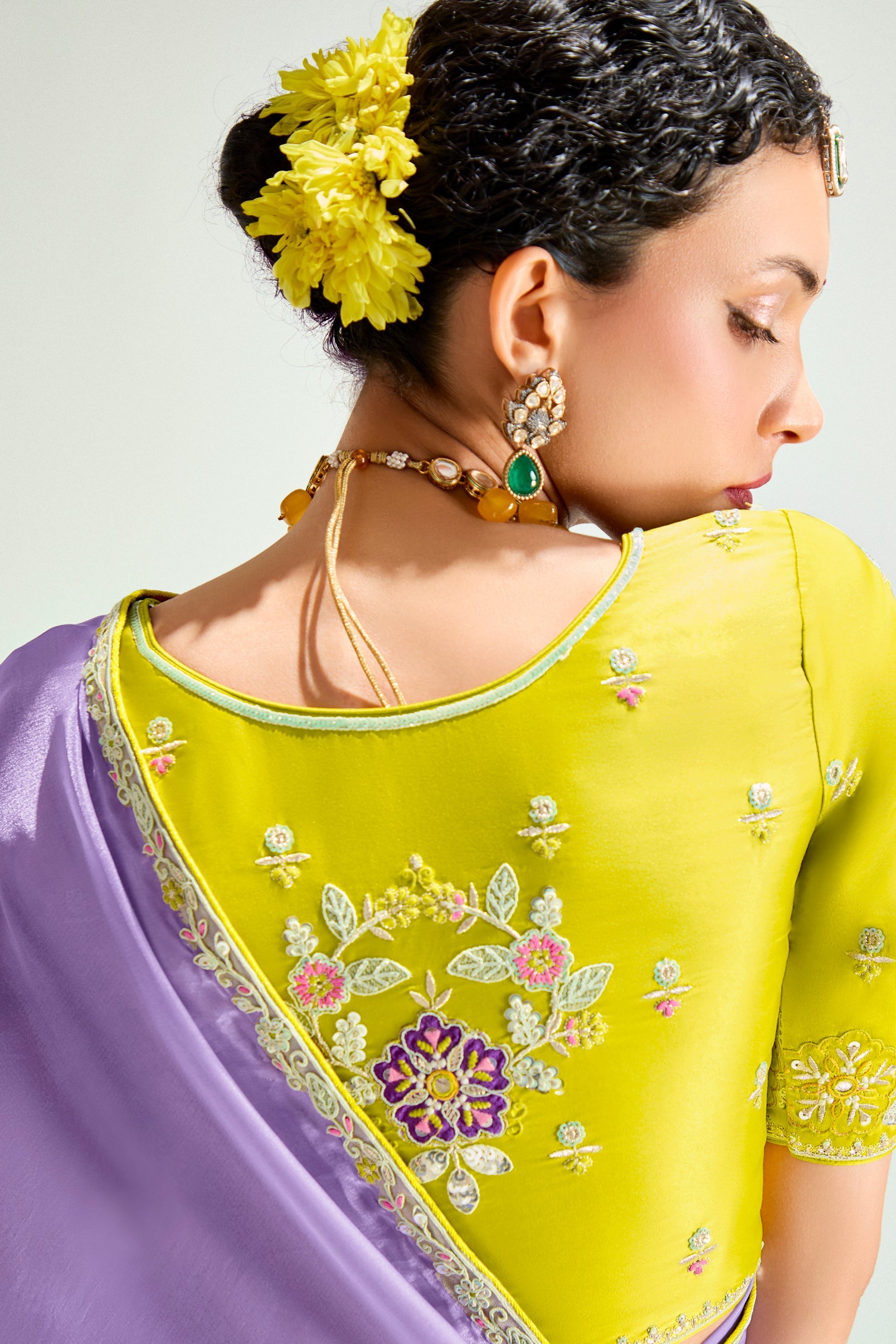 2-Tone Purple Organza Tissue Saree-ZB134902_3_SareeButa.com