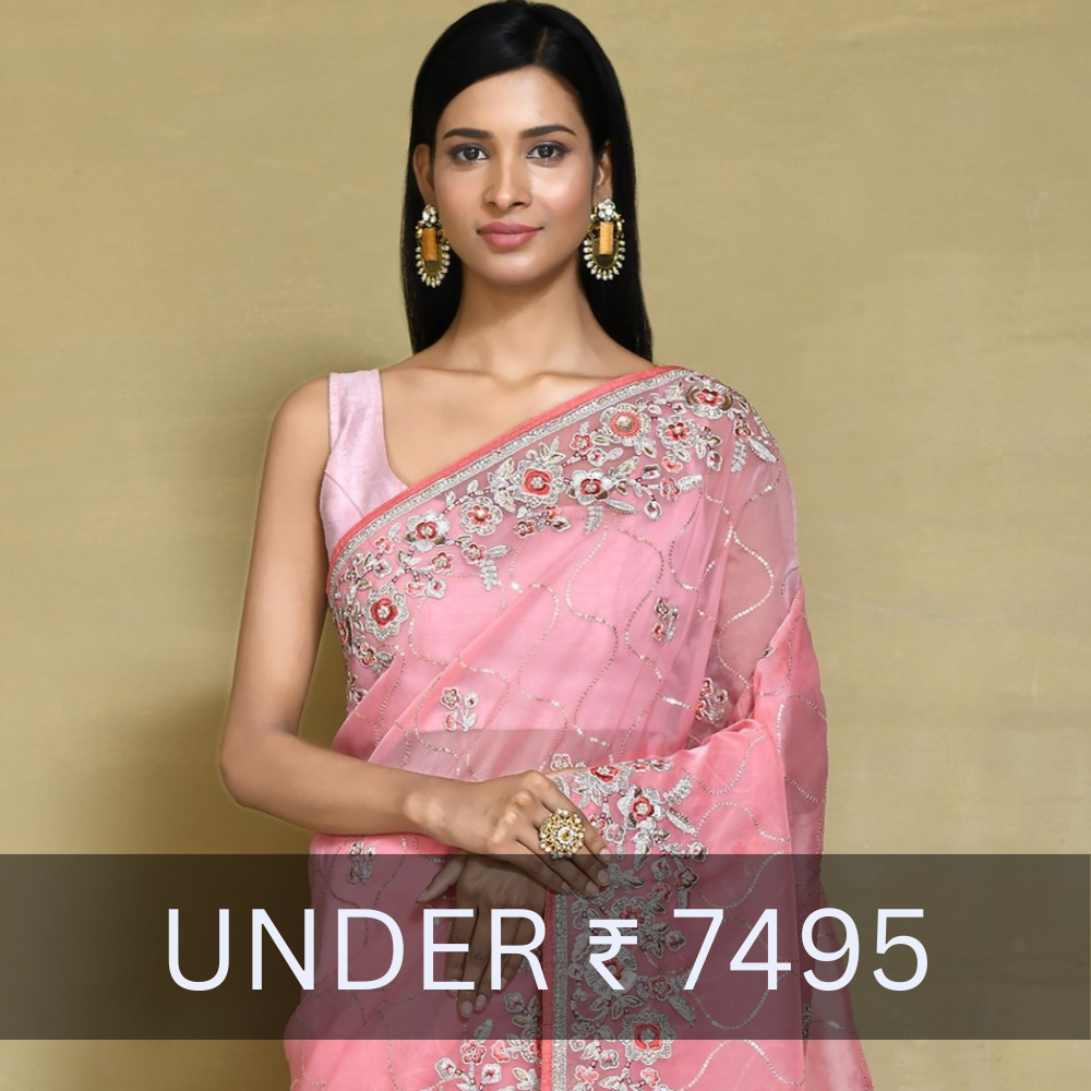 Saree Under ₹ 7495 Banner