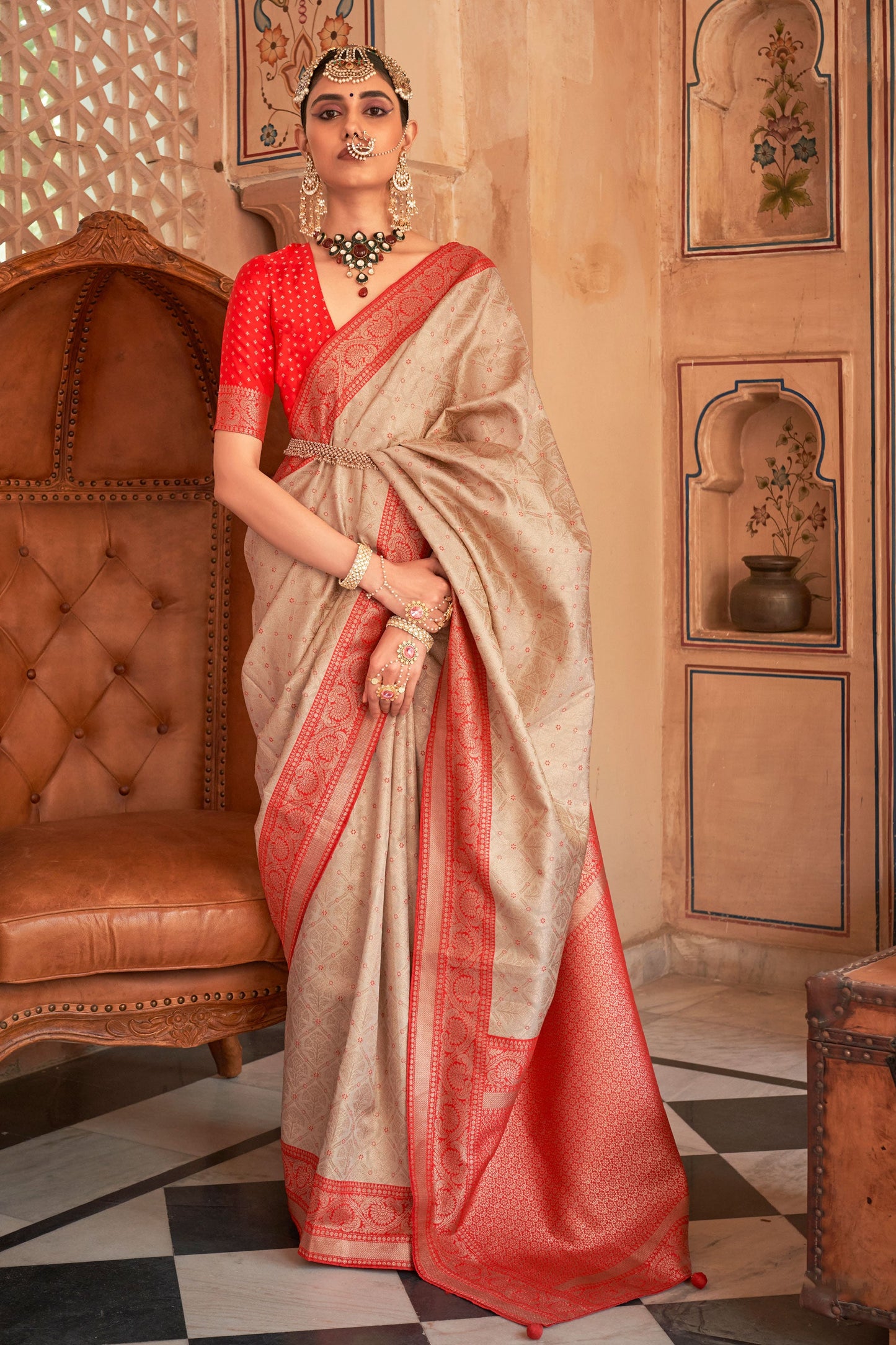 beige-banarasi-silk-saree-zb130841_1_SareeButa.com