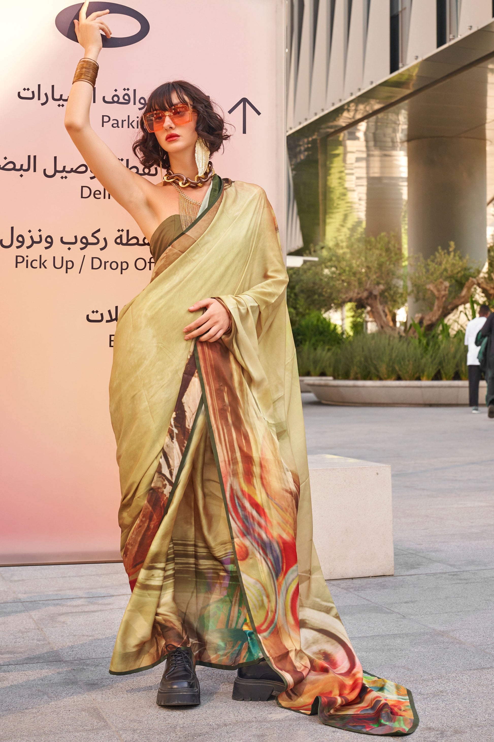 beige-printed-satin-saree-zb130684_1_SareeButa.com