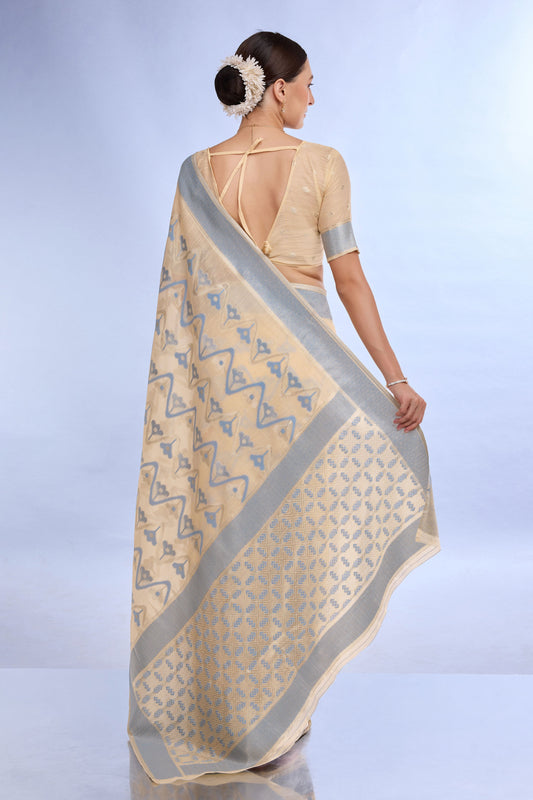beige-woven-linen-saree-zb132213_2_SareeButa.com