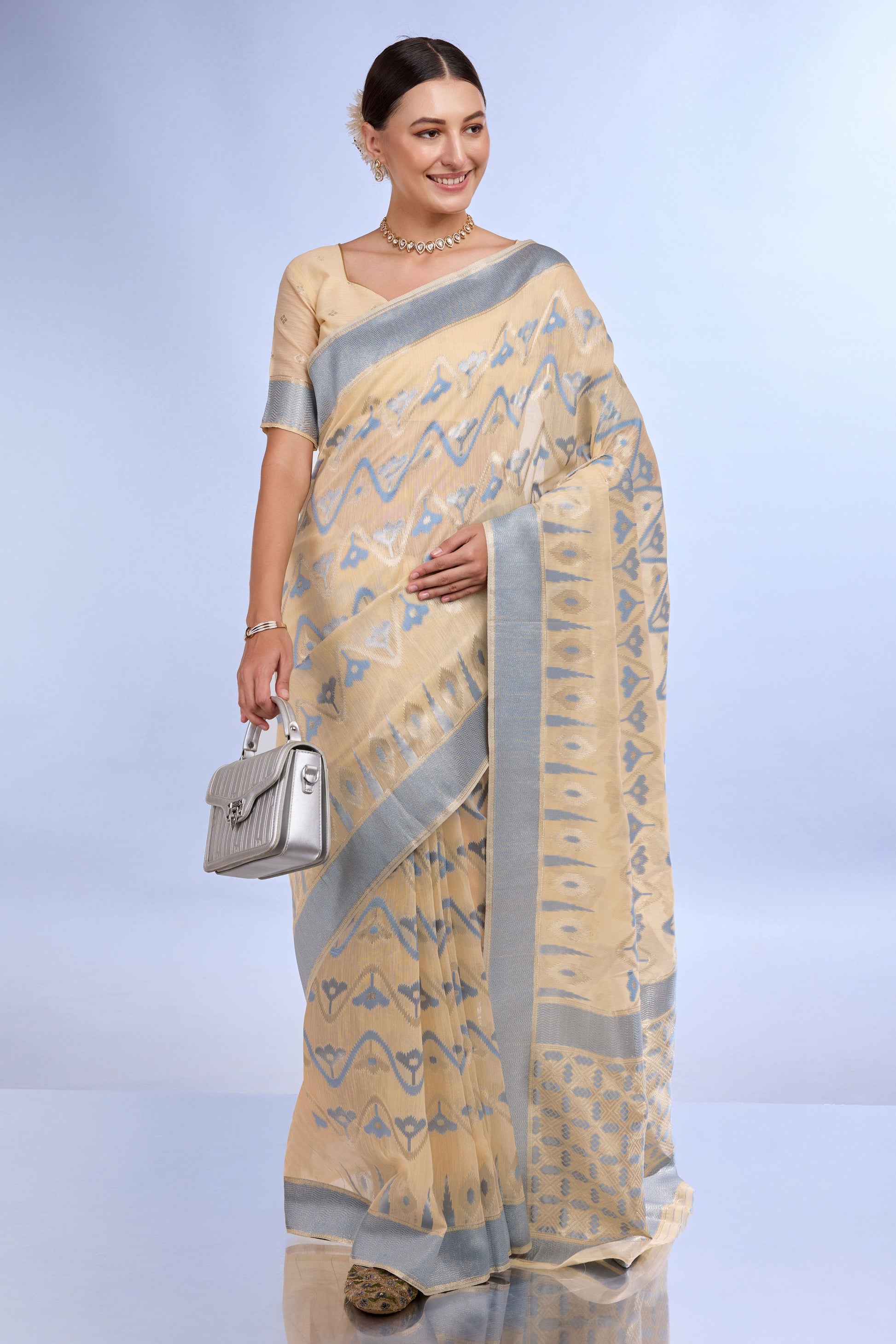 beige-woven-linen-saree-zb132213_3_SareeButa.com