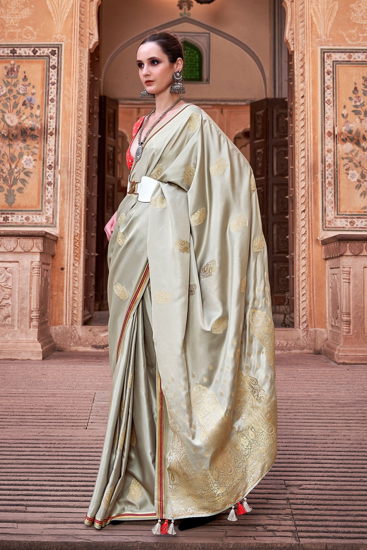 beige-woven-satin-silk-saree-zb130804_1_SareeButa.com