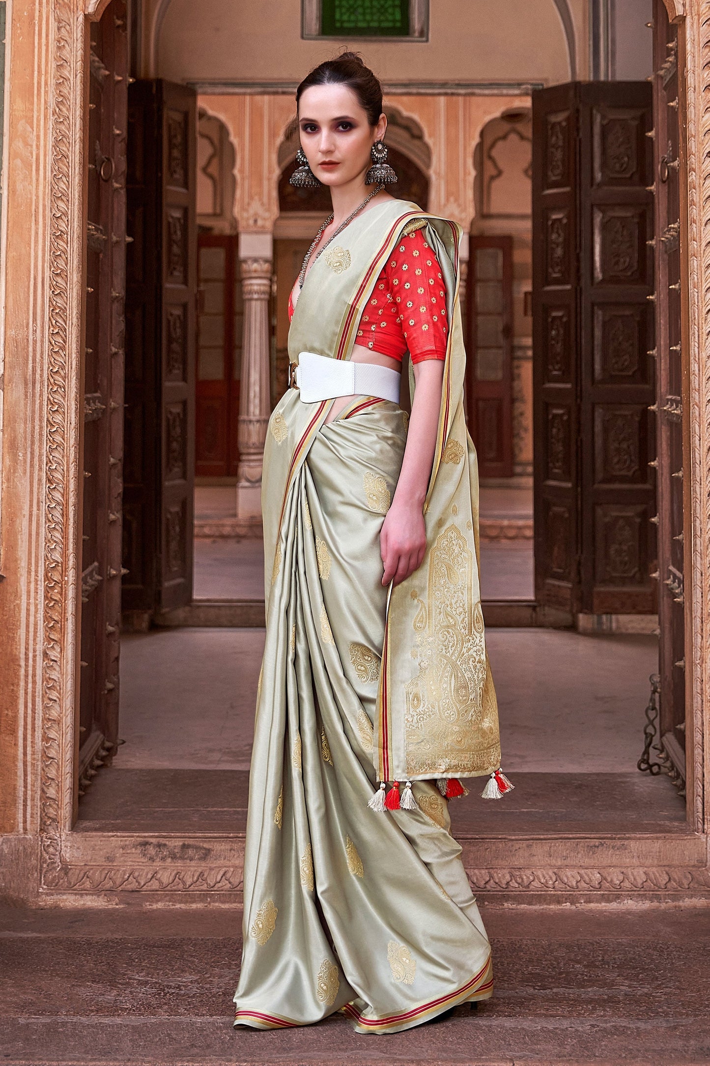 beige-woven-satin-silk-saree-zb130804_3_SareeButa.com