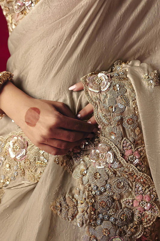 Beige Embroidered Tissue Silk Saree-SAR11455_2_SareeButa.com
