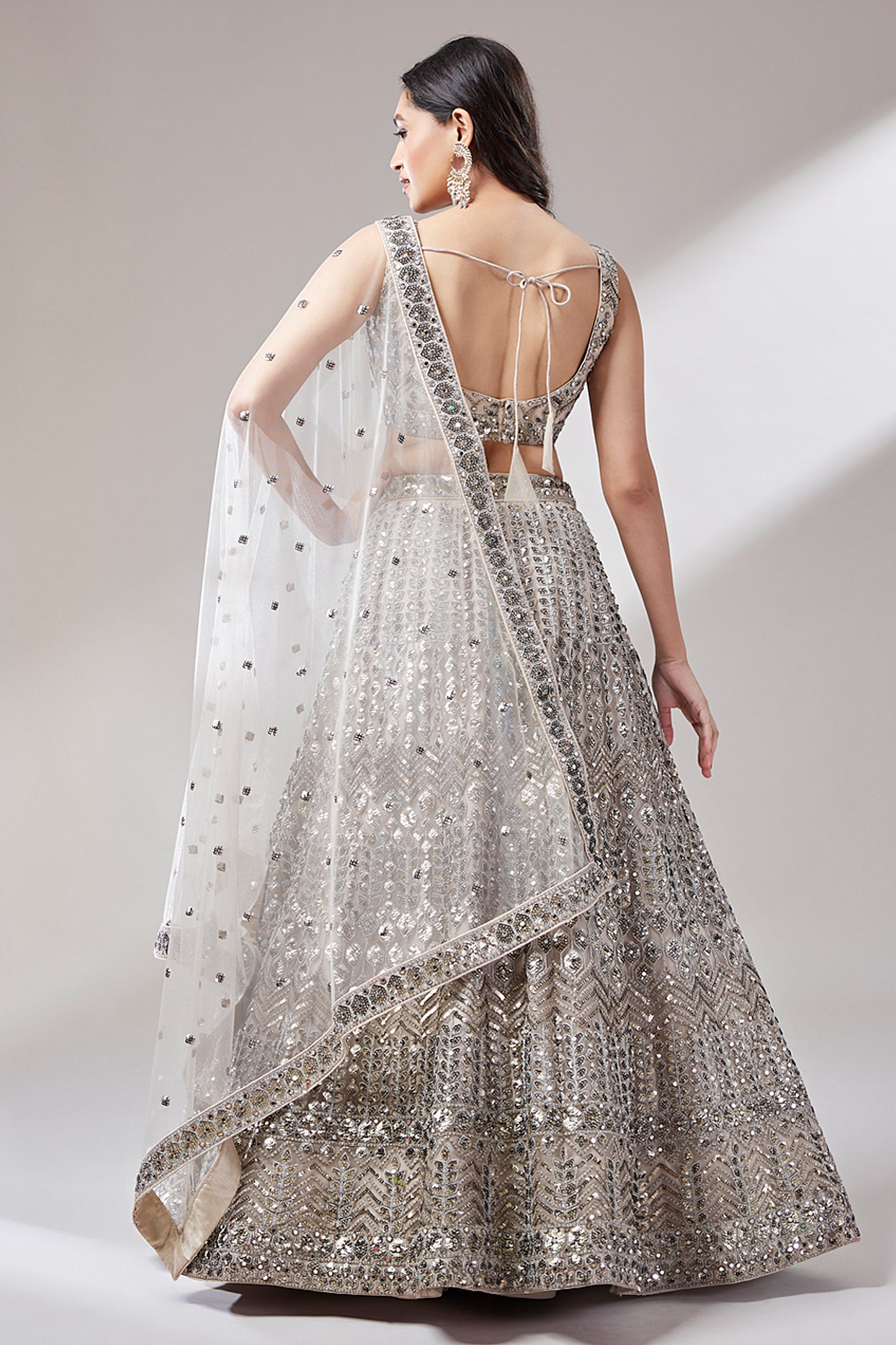 Beige Semi-Stitched Embroidered Net Lehenga-SAR12830_4_SareeButa.com