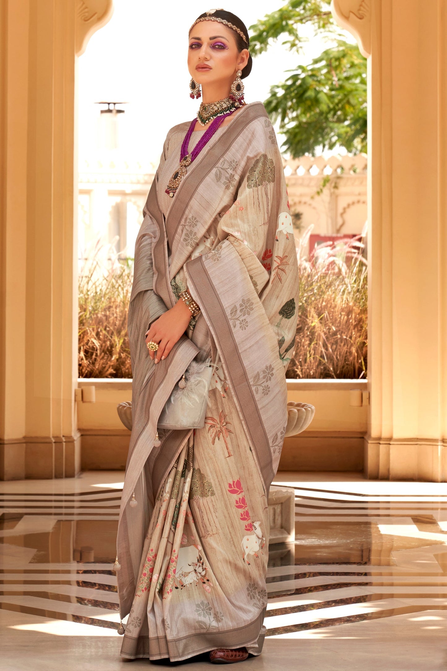 beige-viscose-silk-saree-zb132080_2_SareeButa.com