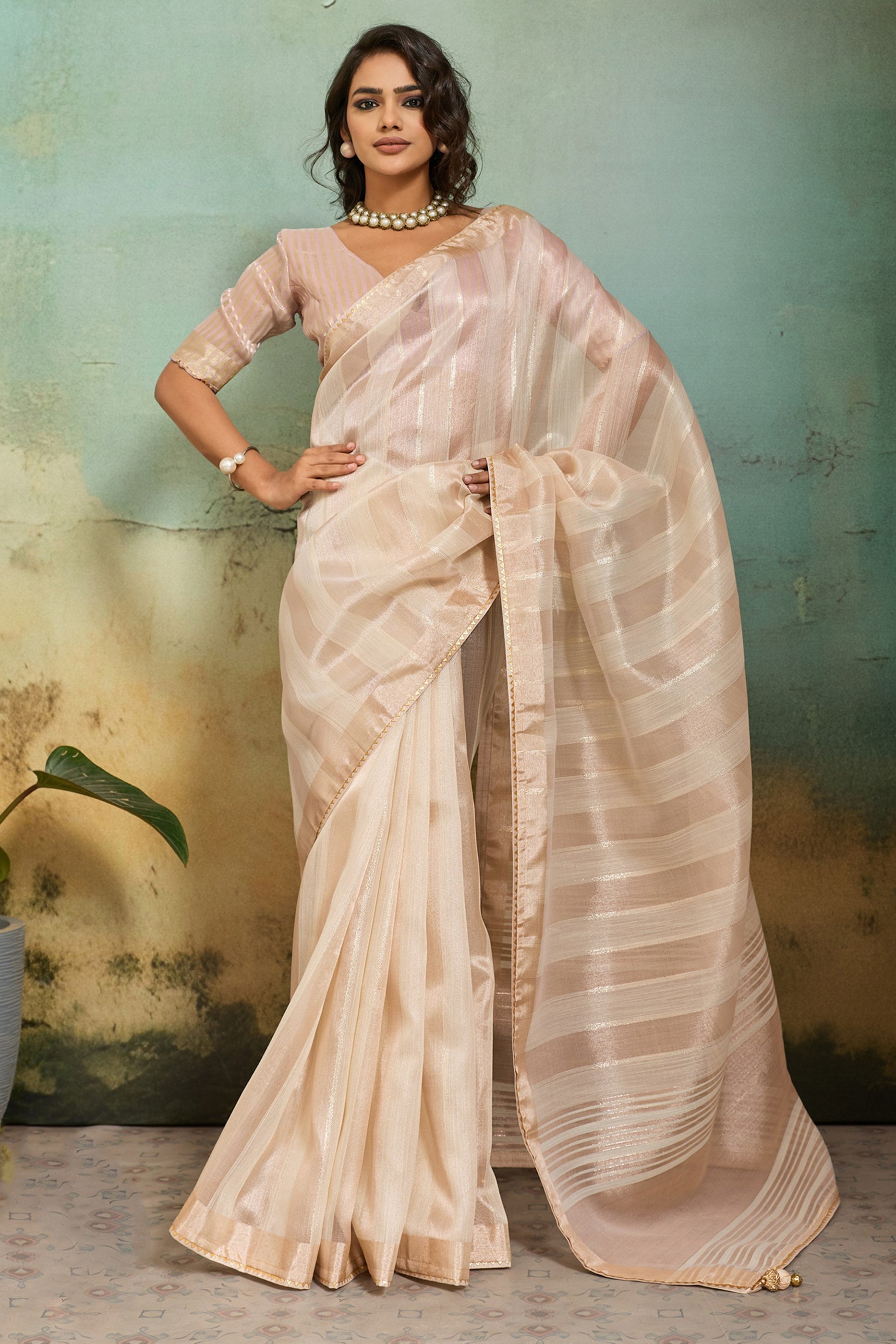 Beige Woven Cotton Silk Saree-SAR12568_1_SareeButa.com