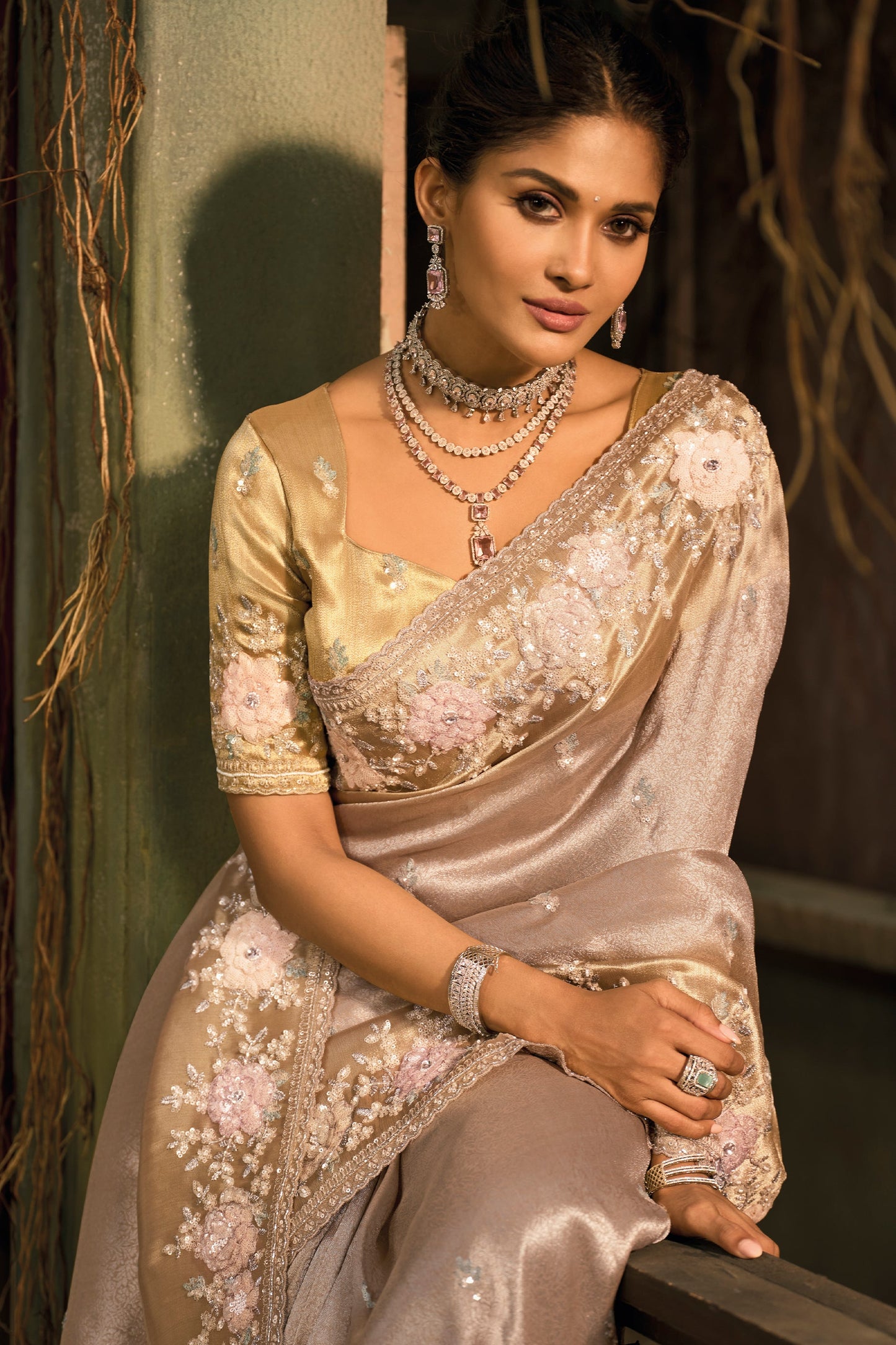 Beige Woven Heavy Work Silk Saree-SAR11587_2_SareeButa.com