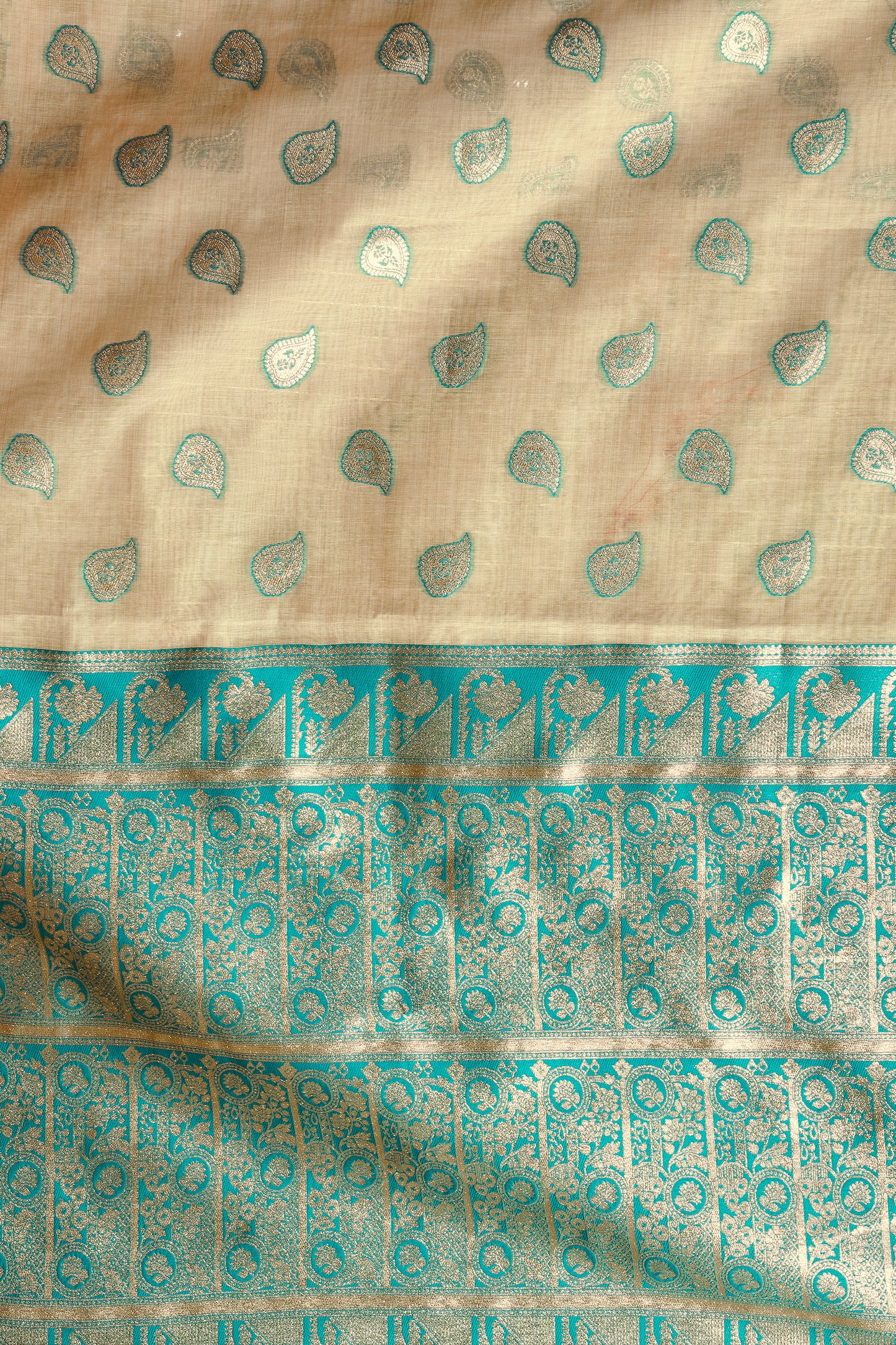 Beige Woven Silk Saree-SAR12633_4_SareeButa.com