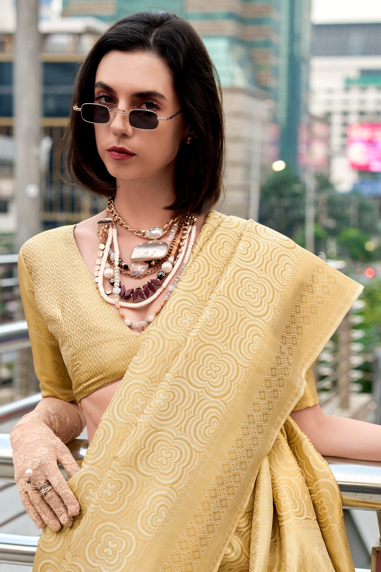 Beige Woven Silk Saree-ZB134043_3_SareeButa.com